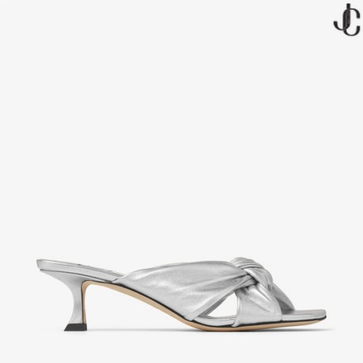 Avenue 50 Sølv Metallic Nappa Muldyr