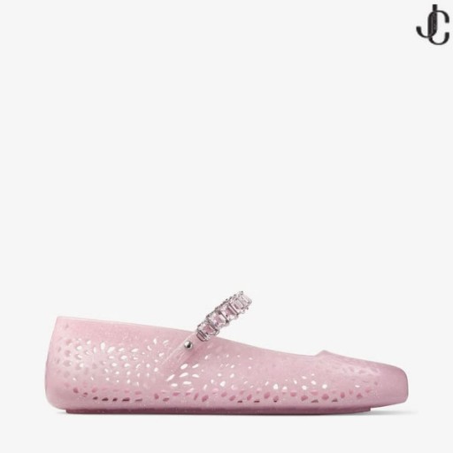 Jelly sukkerspinn Jelly Ballerina Flats med Crystal Embellishment