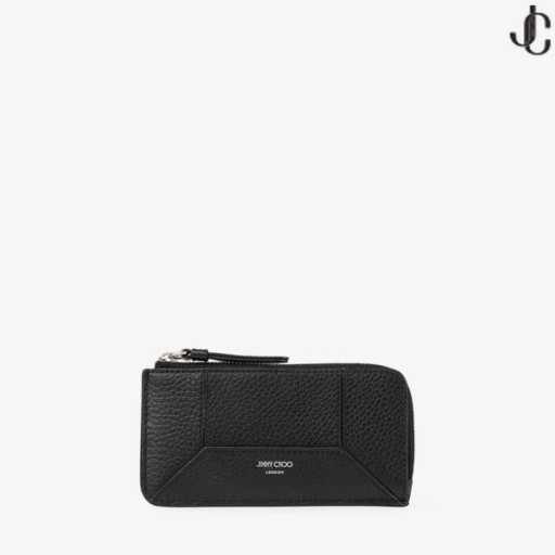 DM Lise-Z M Kornete Svart Kalv Skinn Kortholderen