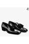 Black Soft Shiny Calf Leather Loafers FOXLEY/M Pre-Fall '20
