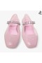 Jelly sukkerspinn Jelly Ballerina Flats med Crystal Embellishment