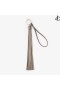 Tassle Keyring Charm Taupe Calf Leather Tassel Bag Charm