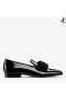 Black Soft Shiny Calf Leather Loafers FOXLEY/M Pre-Fall '20