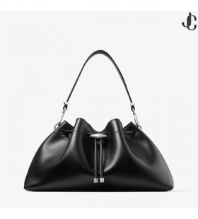 Lek M Svart Kalv Skinn Bag