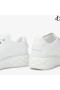DIAMOND LIGHT MAXI/F White Nappa Leather Low-Top Trainers with Platform Sole Summer Collection