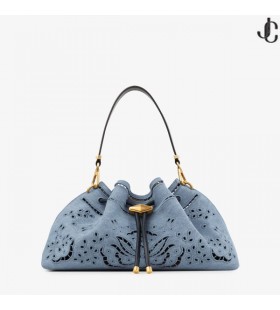 Jeansowa torba na ramię Cinch M Z haftem Sangallo