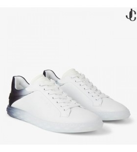 Buty Diamond Light / M Ii z białej i czarnej skóry z niskim dachem z Nowej kolekcji