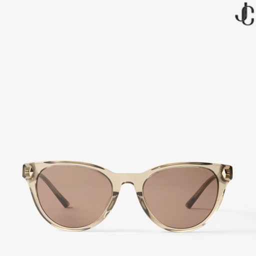 Urme Maro Transparent Pantos ochelari de Soare NOI