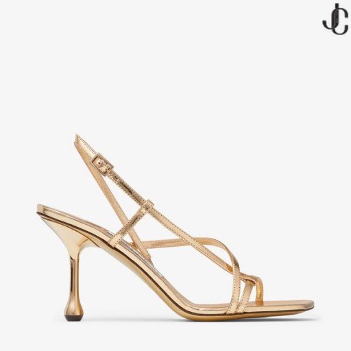 Etana 80 Metalic De Aur Sandale Din Piele