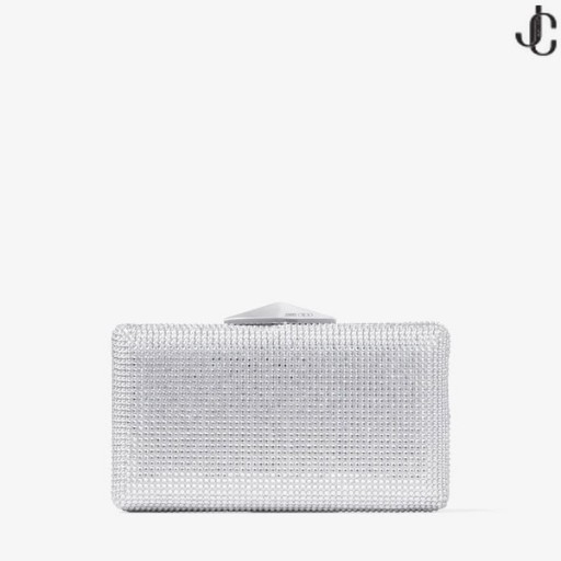 Clemmie Fildeș Satin Cristal Sac De Ambreiaj