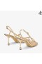 Etana 80 Metalic De Aur Sandale Din Piele