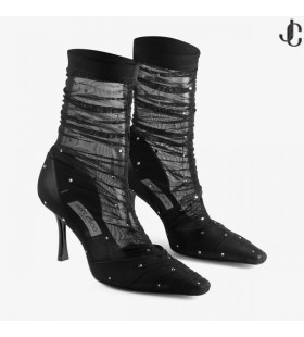 Lotta AB 85 Tul Negru Glezna Cizme