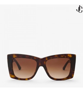 Juliana Brown Havana Square Sunglasses US