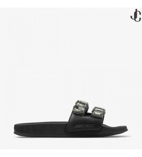 Fitz/Cristal Negru Piele Nappa De Cristal Diapozitive