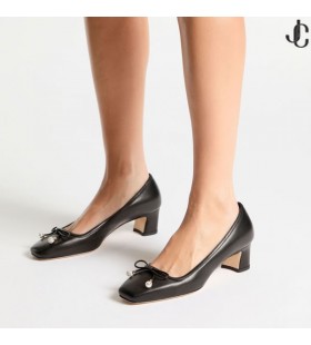 Elme 45 Negru Piele Nappa Pompe