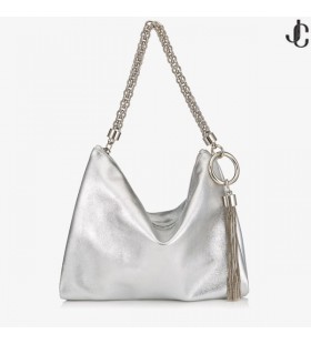 Argintiu Metalizat Din Piele Sac De Ambreiaj Callie Pre Fall 18