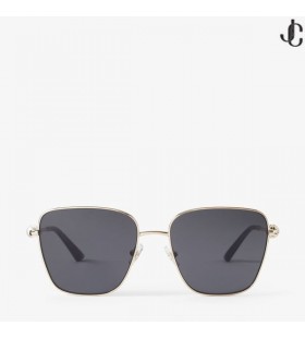 Pua Auriu Pal ochelari de Soare Patrati cu Cristale