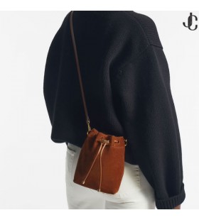 Rca Mini Tan Suede Mini Geanta