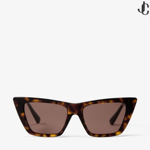 Haley Brown Havana Cat Eye Sunglasses