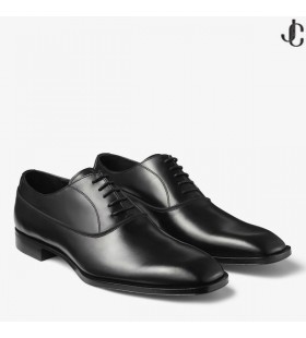 Foxley Oxford Topánky Čierne Teľa Kožené Topánky Nová Kolekcia