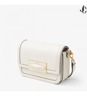 Diamond Crossbody Latte Smooth Calf Leather Top Handle Bag