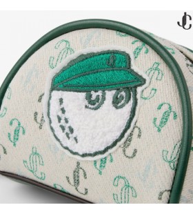 Jimmy Choo / Malbon 2.0 Puzdro Kúzlo Monogram Vyšívané Plátno Puzdro Čaro