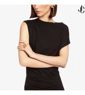 PETAL KRÚŽOK Zlato-Dokončiť Krúžok s Krištáľovo a Pearl Embellishment Nová Kolekcia