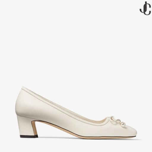 엘름 45Latte Nappa 가죽 펌프