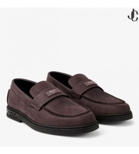 조 드라이버 Oxblood 양각된 가죽 가죽 신발