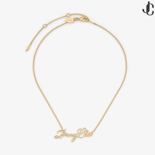 Ogrlica sa Natpisom Logo, Ogrlicu S Natpisom sa Zlatnim Obrubima