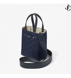 Torba-тоут od Денима Lenny Dark Traper/S, Srebrno-Reljefni US