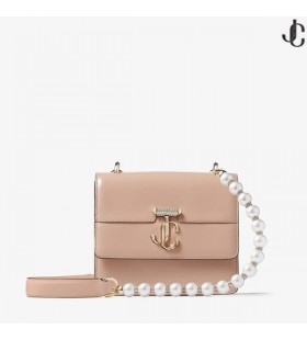 Kožna torba preko ramena Ballet Pink Box s Жемчужным remenom od ljetne kolekcije AVENUE QUAD XS 2022