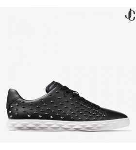 Cipele s niskim krovom DIAMOND LIGHT / M Black Nappa iz kolekcije jesen sa zakovicama