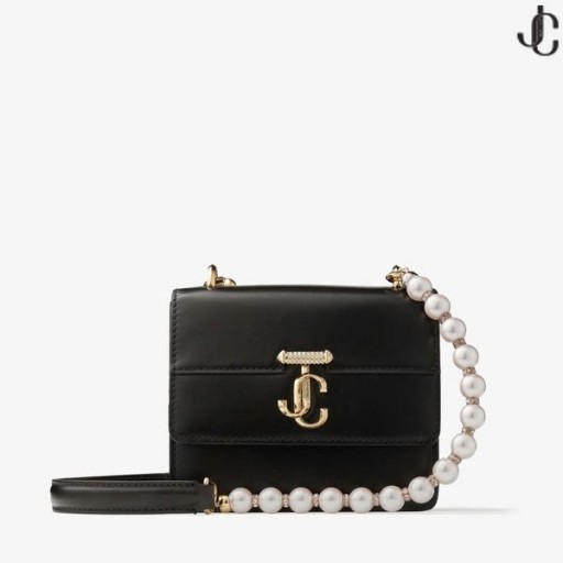 Black Box Läder axelväska med Pearl Rem AVENUE QUAD XS Sommaren 2022 samling