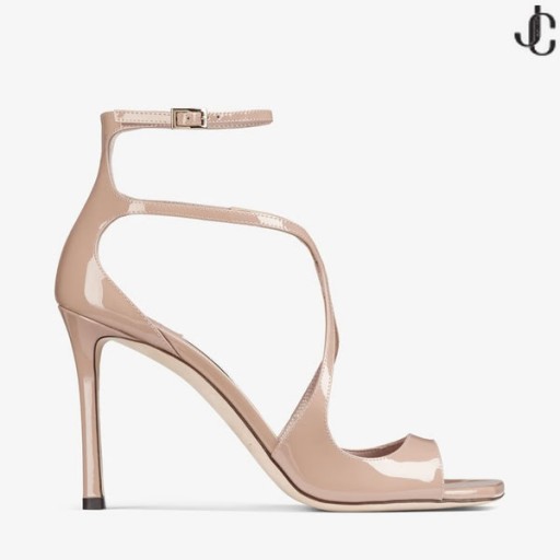 Balett Rosa Patent Läder Sandaler AZIA 95 Våren 2022 Samling
