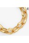 Guld-Finish Diamond Chain Armband Diamant Smycken Samling