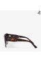 Lorea Brown Havana Butterfly Frame Sunglasses