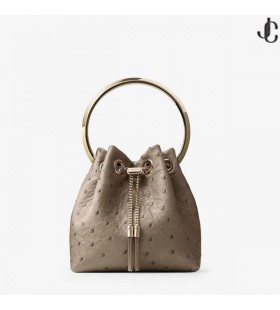 Bon Bon Taupe Struts Läder Väska