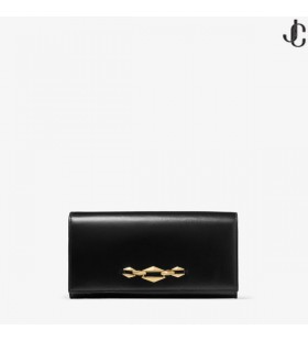 Martina Svart Läder Plånbok Läder SLG