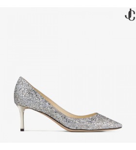 Champagne Grovt Glitter Tyg Påpekade Pumpar ÄLSKAR Pre-Fall