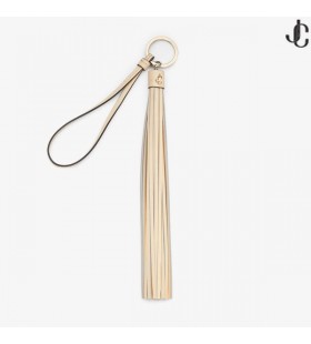 Dekoration Nyckelring Charm Kärnmjölk Kalv Läder Tassel Bag Charm