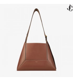 Diamond Hobo/M Tan Läder Axelremsväska.