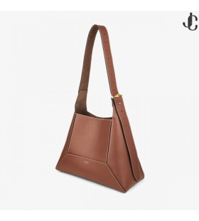 Diamond Hobo/M Tan Läder Axelremsväska.