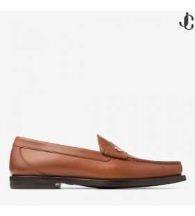 Ethan Mokasen Bronz Mat Fırçalanmış Deri Mokasen