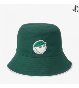 Jimmy Choo / Malbon 2.0 Kova Şapka Malbon Yeşil İşlemeli Pamuklu Kova Şapka