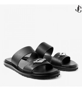 Raiden Sandalet / M Siyah Öküz Nappa Deri Sandalet