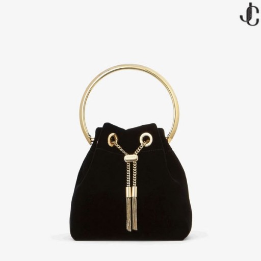 Bon Bon Bolsa De Terciopelo Negro