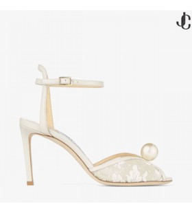 Sacora 85 Sandali en pizzo color avorio da sposa reino unido