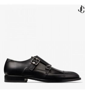 Negro Cepillo de Cuero Monje de la Correa de los Zapatos FINNION MONKSTRAP de Verano 2022 colección