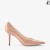 El Ballet de color Rosa de Cuero de Patente Dedo del pie en Punta pumpss con Jimmy Choo ButtonLOVE 85 Otoño Invierno 19